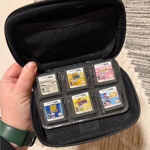 Nintendo DS Games in Case